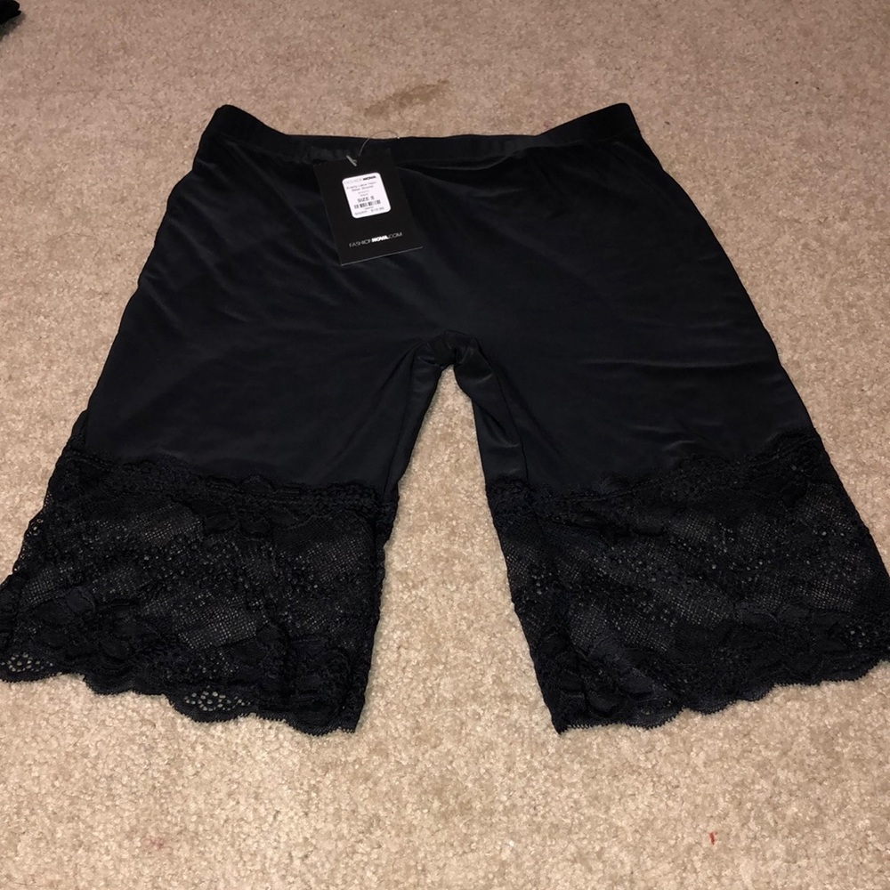 Hem Biker Shorts